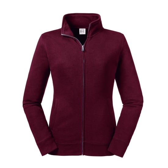 Russell Womens/Ladies Authentic Sweat Jacket (Burgundy) - Image 1