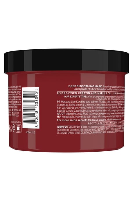 Keratin Smooth 'Mask' Deep Smoothing, 4x of 440ml