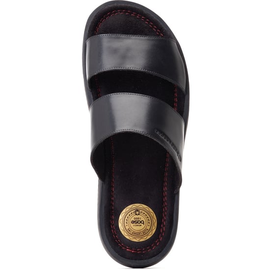 Base London Maven Leather Men's Black Sandals - Image 4