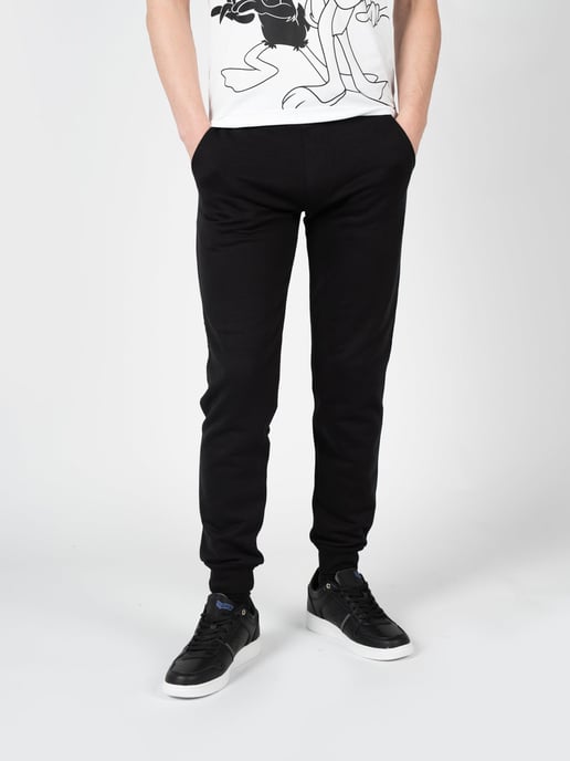 Iceberg Pantalones Sweatpants del hombre negro - Image 3