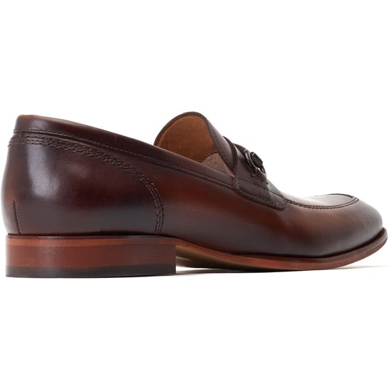 Base London Russo Leather Men's Burnt Brown Loafers - Image 2