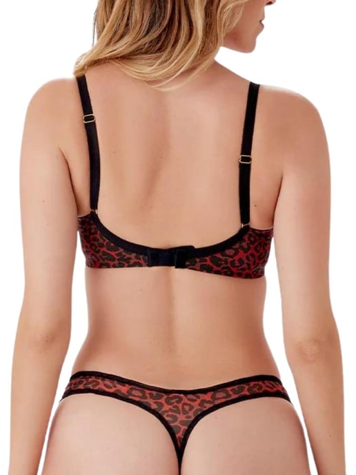Glossies Sheer Plunge Bra