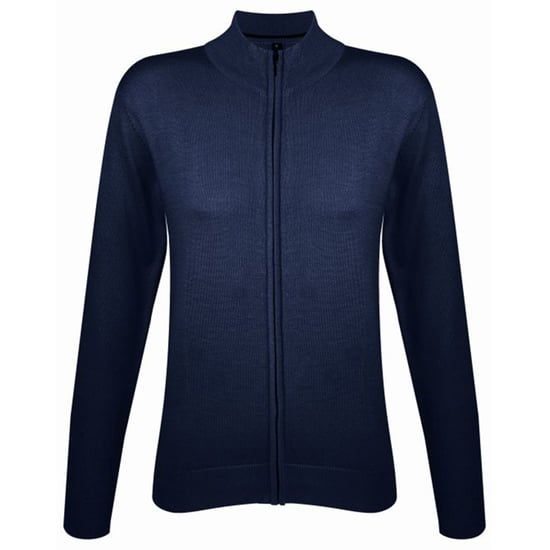 SOLS Womens/Ladies Gordon Full Zip Cardigan (Navy) - Image 1