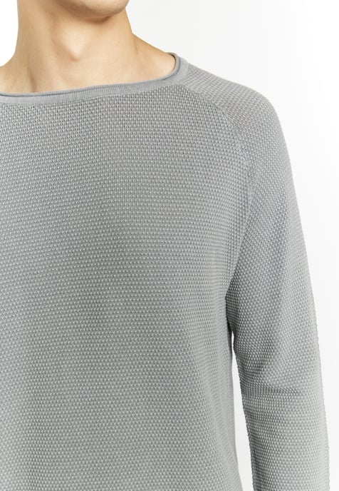 Mo Knitted pullover Men grey - Image 5