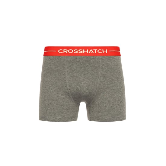 Crosshatch Mens Astral Boxer Shorts (Pack of 12) (Charcoal Marl) - Image 5
