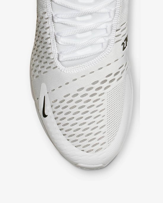 Nike Air Max 270 Trainers White/White/Black - Image 5