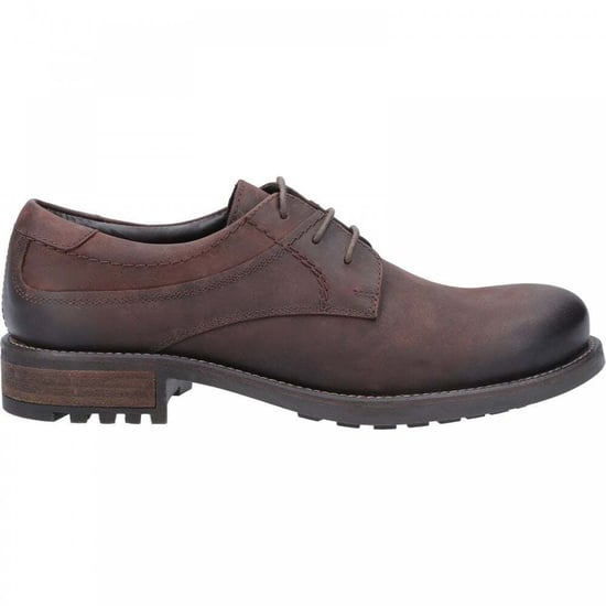 Cotswold Mens Brookthorpe Nubuck Derby Shoes (Brown) - Image 3