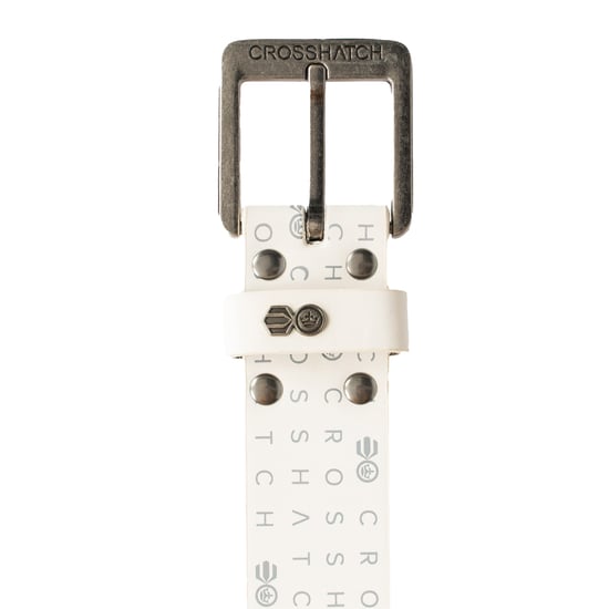 Crosshatch Mens Hyneman Belt (White) - Image 2