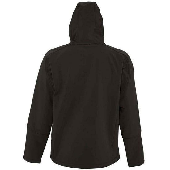SOLS Mens Replay Hooded Soft Shell Jacket (Black) - Image 2