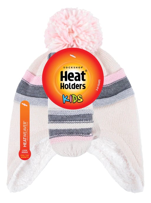 Heat Holders - Set de gorro y manoplas de invierno para niña - Buttercream - Image 2