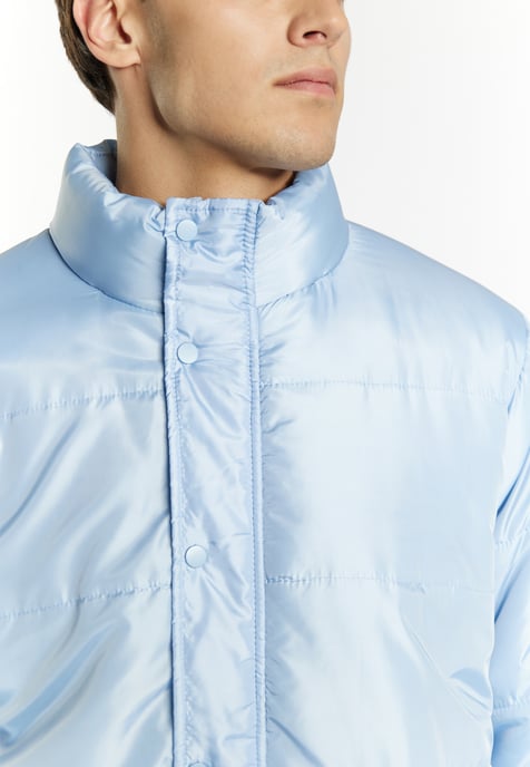 Mo Light quilted jacket Men ice blue - Image 5