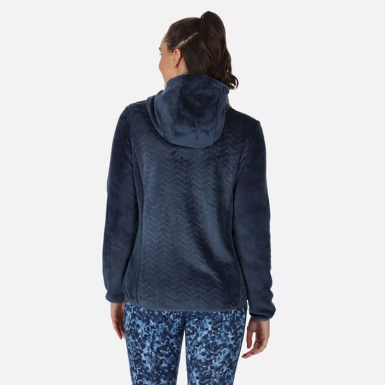 Regatta Womens/Ladies Julissa II Fluffy Full Zip Fleece Jacket (Dark Denim)