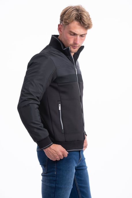 D Rock Mens Fleece Jacket with Zipped Pockets Lightweight
