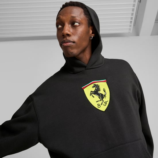 PUMA Mens Scuderia Ferrari Race Big Shield Hoodie - Image 4
