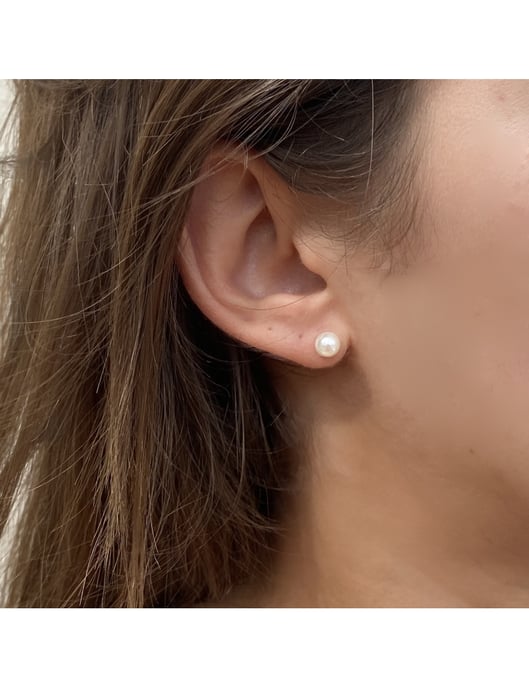 Conjunto de perlas de cristal de luna llena - Plata y cristal - Image 6