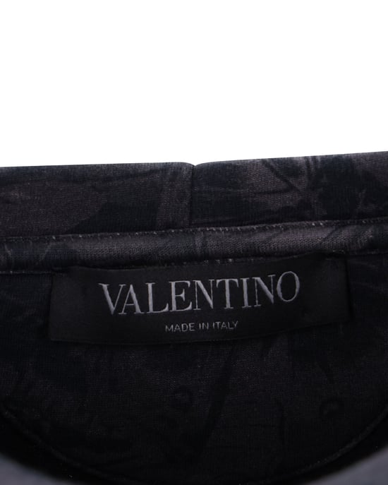 Valentino Butterfly Print Sweatshirt in Grey Cotton - Image 4