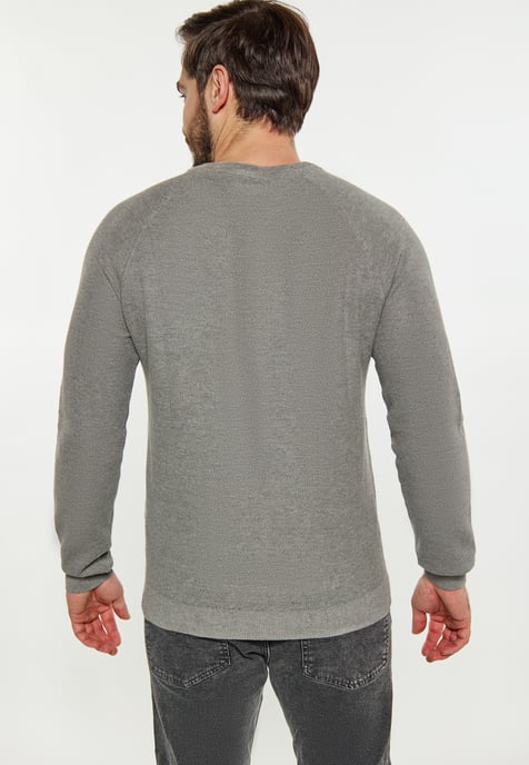 Dreimaster Pullover Men Grey melange - Image 4