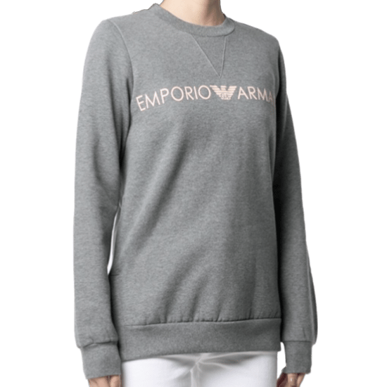 Sudadera clásica con logotipo GA para mujer de Emporio Armani - Image 1