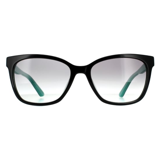 Gafas de sol Calvin Klein Rectangulares para Mujer en Negro, Verde Teal y Gris con Degradado - Image 1