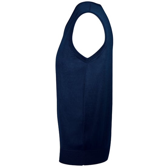 SOLS Mens Sleeveless V Neck Sweater Vest (Navy)