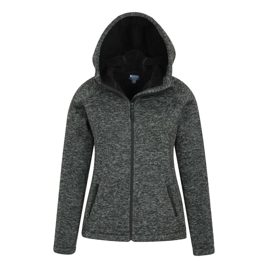 Mountain Warehouse Womens/Ladies Nevis Faux Fur Lined Full Zip Hoodie (Black) - Image 5
