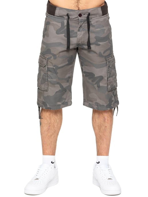 Enzo | Pantalones cortos Cargo Combat Camo para hombre - Image 1