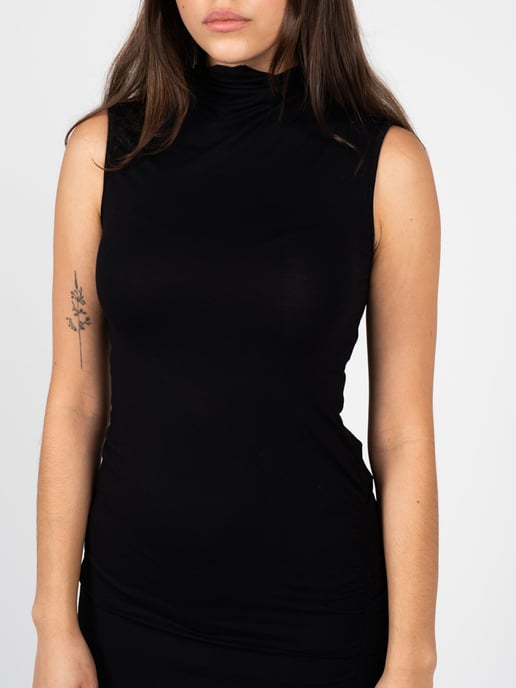 La Haine Inside Us Vestido Long Dress de mujer negro - Image 3