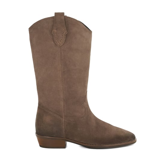 Dune Ladies Prickles - Low Block Heel Cowboy Boots