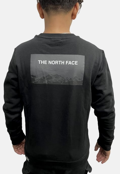Sudadera The North Face Youth Crew en negro - Image 2