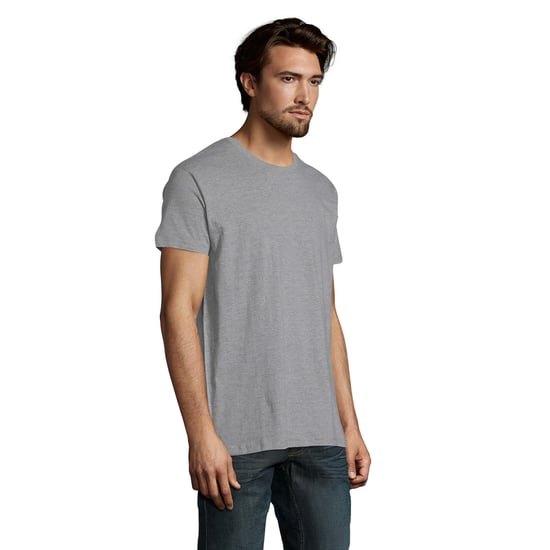 SOLS Unisex Adult Imperial T-Shirt (Grey Melange) - Image 3