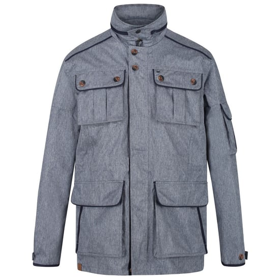 Regatta Mens Elmore Waterproof Cargo Jacket (Dark Denim) - Image 1