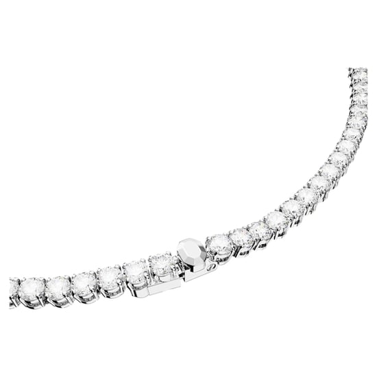 Swarovski 'Matrix' Women's Base Metal Necklace - Silver 5681796 - Image 2