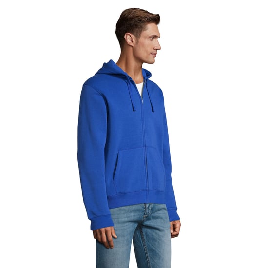 SOLS Mens Spike Full Zip Hoodie (Royal Blue) - Image 3