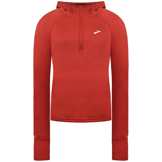 Brooks Notch Thermal 2.0 Womens Red Running Hoodie - Image 1