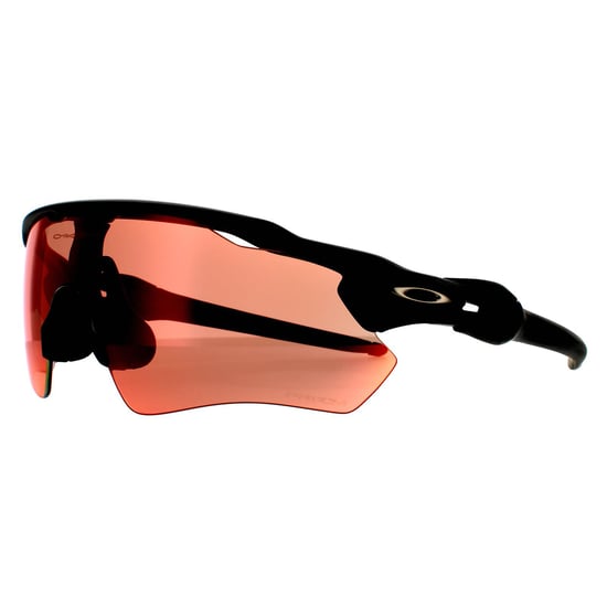 Gafas de sol Oakley Wrap para hombre en negro mate con lentes Prizm Trail Torch - Image 2