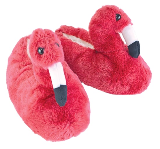 Ladies Flamingo Slippers | Novedad Funky Soft Soled Slippers for Women - Rosa - Image 1