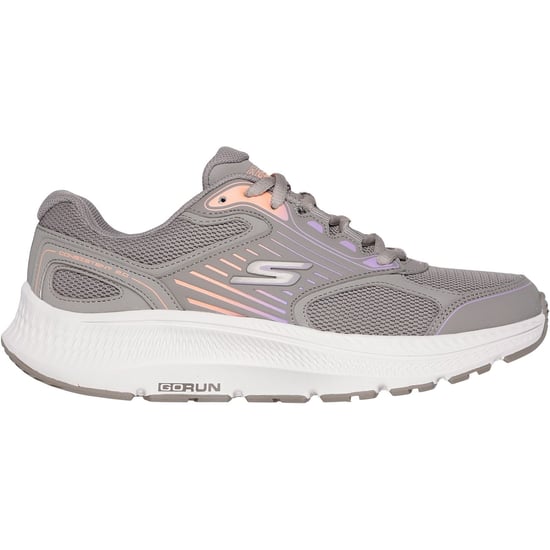 Skechers GO RUN Consistent 2.0 Advantage Leather Women's Taupe/Multi Trainers - Image 5
