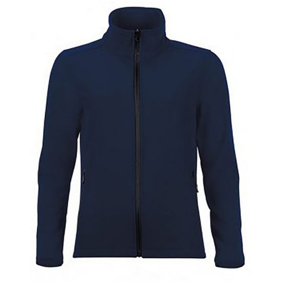 SOLS Womens/Ladies Race Full Zip Water Repellent Softshell Jacket (French Navy) - Image 1