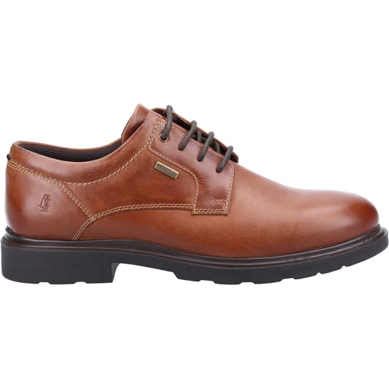 Hush Puppies Pearce Leather Men's Tan Lace-Up Shoes - Image 4