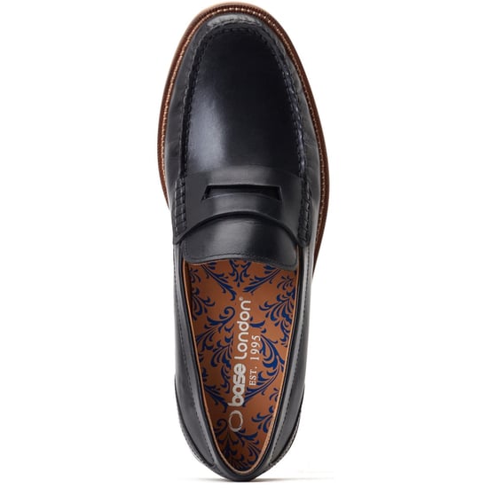 Base London Garfield Leather Men's Black Loafers - Image 4