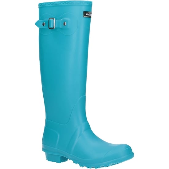 Cotswold Sandringham Buckle-Up Womens Wellington Boots (Turquoise) - Image 1