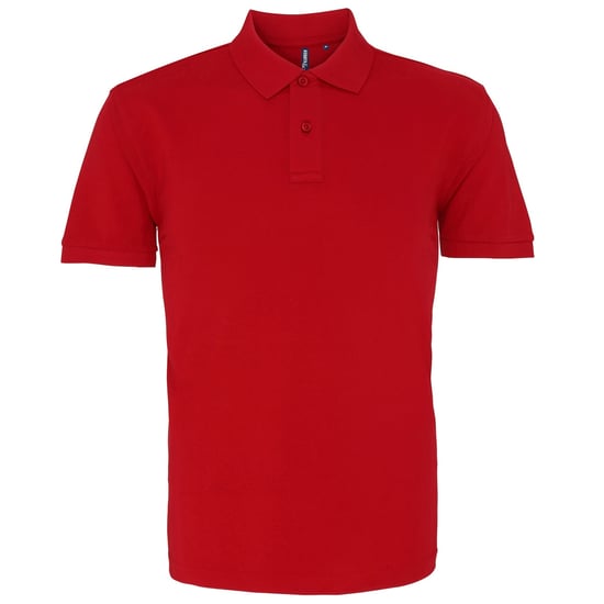 Asquith & Fox Mens Plain Short Sleeve Polo Shirt (Cardinal Red) - Image 1