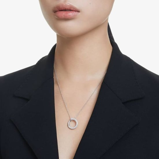 Swarovski 'Dextera' Women's Base Metal Necklace - Silver 5692737 - Image 5