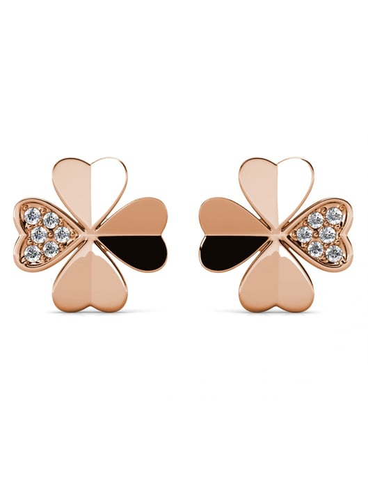 Conjuntos de pétalos de trébol - Oro rosa y cristal - Image 5