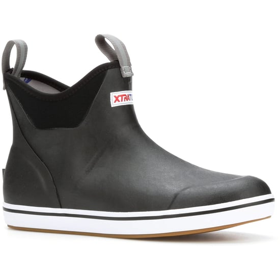 Xtratuf Ankle Deck Rubber Black Wellington Boots - Image 1