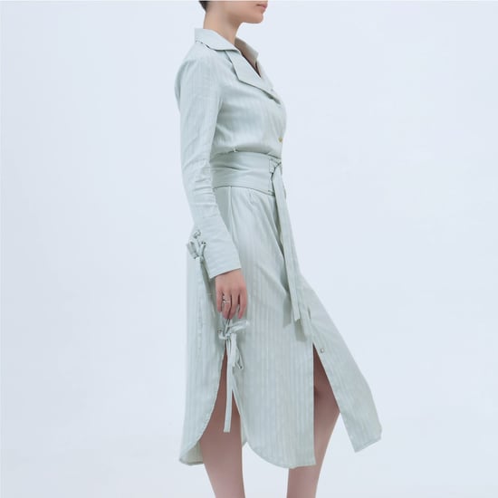 Long Tailor Shirt Dress - Image 3