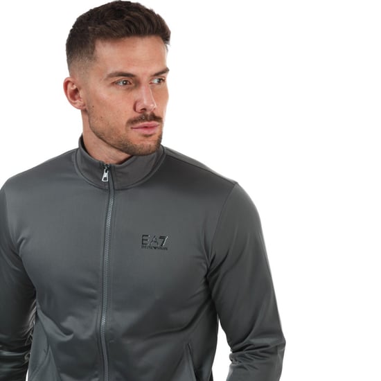 Emporio Armani EA7 Core ID poly tracksuit for men in gray