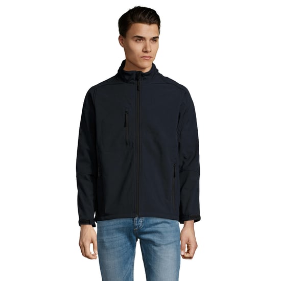 SOLS Mens Relax Soft Shell Jacket (Abyss Blue) - Image 1