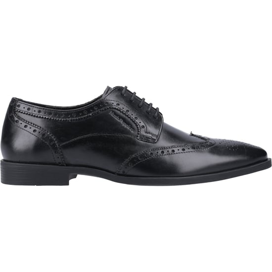 Hush Puppies Mens Leather Brogues (Black) - Image 3