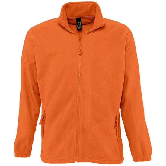 SOLS Unisex Adult North Fleece Jacket (Orange) - Image 1